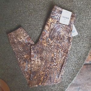L'AGENCE Jeans in Leopard and Paisley